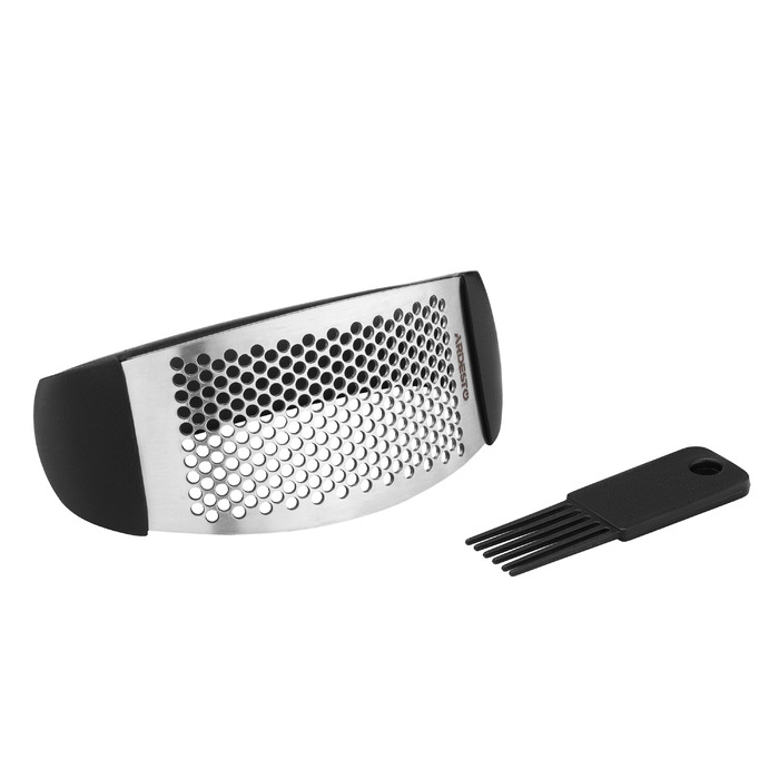 Пресс для чеснока ARDESTO Gemini, 12 см, нержавеющая сталь, пластик, черный