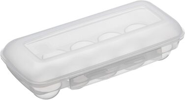 Набір контейнерів для зберігання продуктів EMSA Clip & Close, прямокутні, 5 x 0,8 л, коробки для зберігання, 100 герметичні, придатні для миття в посудомийній машині, морозильної камери та мікрохвильової печі, прозорі, сині, зроблені в Німеччині, N10307 (