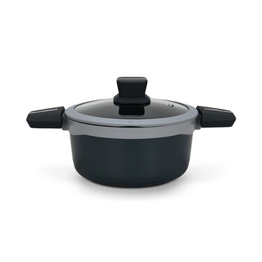 Каструля зі скляною кришкою 20 см 2,5 л LUXURIA Fissman