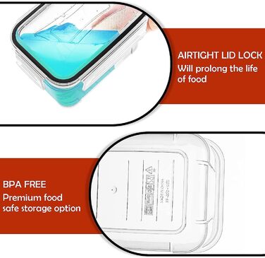 Набір ємностей для зберігання, 16 предметів, Skroam