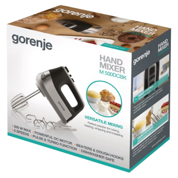 Ручний міксер Gorenje M500DCBK (HM1400-GS) (6922289)