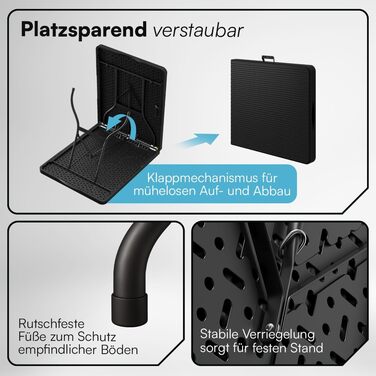 Складаний стіл для кемпінгу 180 х 74 см STEELSØN