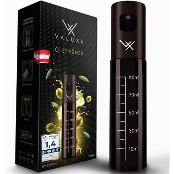 Масляный распылитель для растительного масла и уксуса с защитой от ультрафиолета Стекло и распылительный фильтр - Распылитель масла из нержавеющей стали - Точный распылитель оливкового масла, распылитель масла, распылитель масла (шоколадно-коричневый)