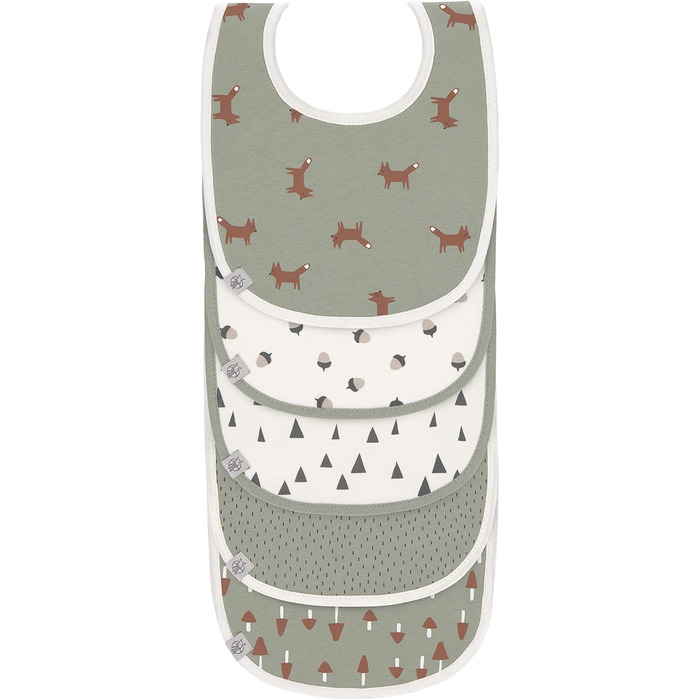 Слюнявчики для детей 5 предметов LÄSSIG