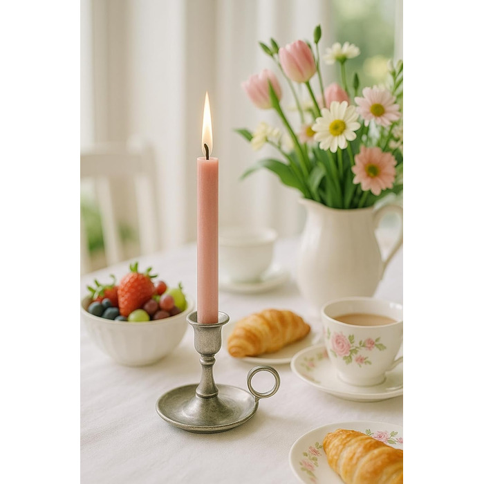 Набір з 12 конічних свічок 2,3 x 25 см, лайм Nordring