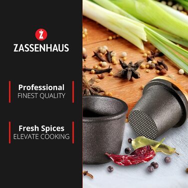 Терка Zassenhaus M076080 8см чавун чорний 8см одинарний