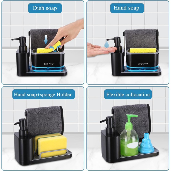 Органайзер для раковини, чорний Zawaer