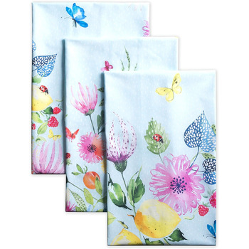 Набір із 3 багатоцільових кухонних рушників Maison d&39 Hermine Сільське Різдво зі 100 бавовни Барні рушники День подяки/Різдво (50 см x 70 см) (Jardin D&39ete - М&39ятний)