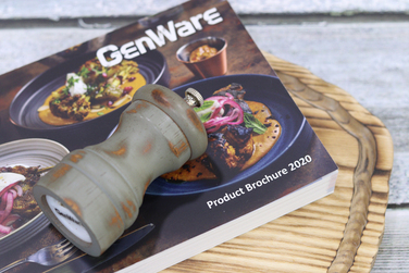 Млин для солі та перцю, 10 см, дерев'яний вінтаж, GenWare