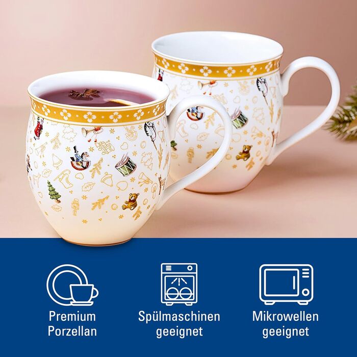 Набір кухлів з ручками 0,4 л, 2 предмети Toys Delight Villeroy & Boch
