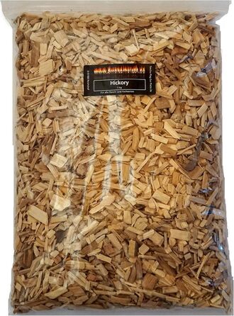 Треска из древесины гикори для копчения 1 кг www.Smokerholz24.de
