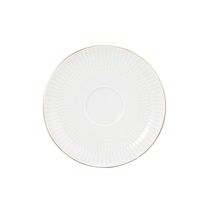 Блюдо комбинированное 16 см, белое с золотистым ободком Amina Goldrand Seltmann Weiden