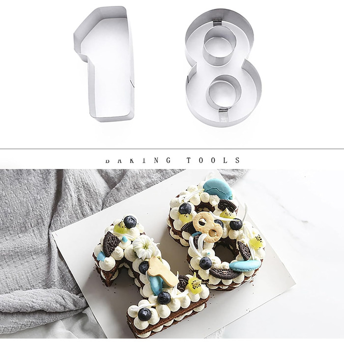 Набір формочок для печива у формі пряникового будиночка, FantasyDay, 10 шт. , формочки для печива з нержавіючої сталі, різдвяні формочки для тематичних тортів, тортів на день народження, помадного печива, сендвічів (10 шт.)