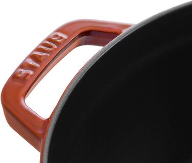 Кастрюля / жаровня 24 см с крышкой Burnt Orange Staub