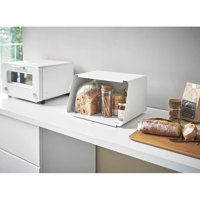 Хлібниця YAMAZAKI Tower, нержавіюча сталь, біла, One size