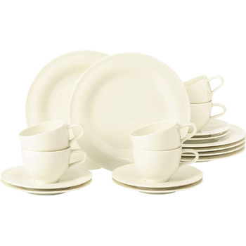 Кавовий сервіз з 18 предметів Creme Medina Seltmann Weiden