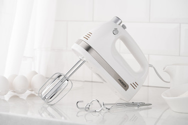 ARDESTO Міксер ручний 300Вт, насадки-4, турборежим, білий