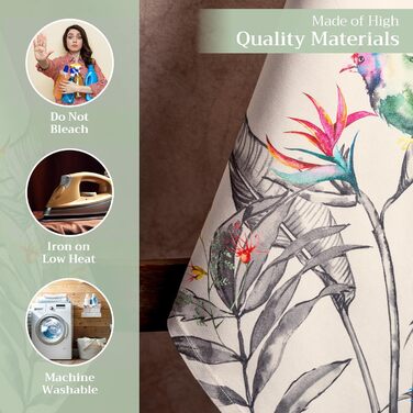 Набір із 3 кухонних рушників універсального призначення, 100 бавовна Барні рушники День подяки/Різдво (50 см x 70 см) (03 - Kitchen-Profiia, 50 x 70 см (набір із 3 шт.)), 39 Hermine Noel