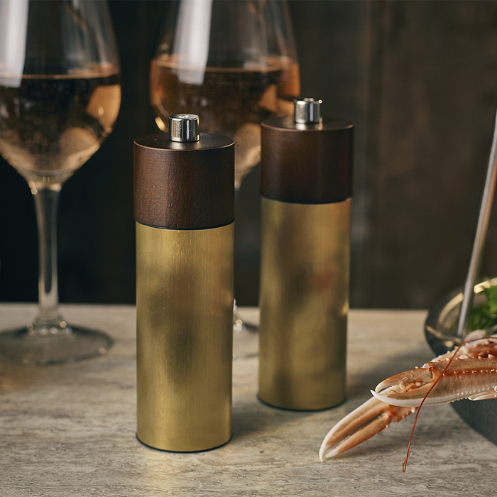 Мельница для соли и перца, 15 см, Hackney Gold, GenWare