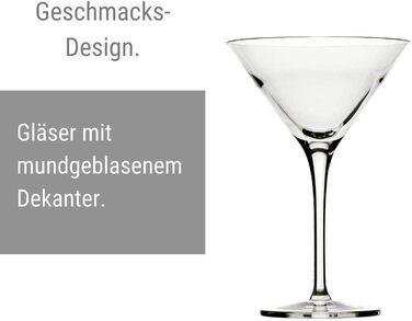 Коктейльні чаші 240 мл, набір з 6 келихів, Grandezza Stölzle Lausitz