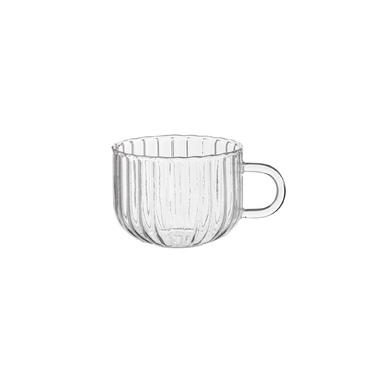 ARDESTO Набір чашок Iceberg A, 400мл, 2шт, боросилікатне скло, прозорий