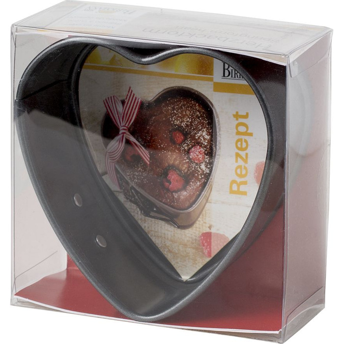 Форма для випічки у вигляді серця розємна маленька, 11 см, RBV Birkmann