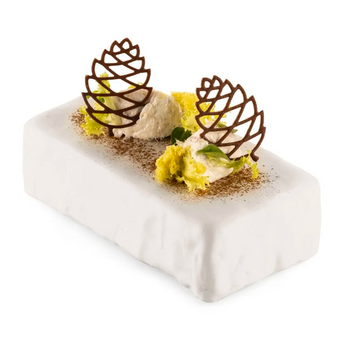 INVERNO Силіконовий килимок 'Зима' 67х47 мм / Ø 60 мм, h 2 мм (12х1,5 мл/ 12х1,4 мл)