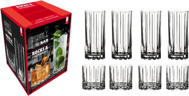 Набор стаканов для виски и лонг-дринков, 8 предметов Drink Specific Glassware Riedel