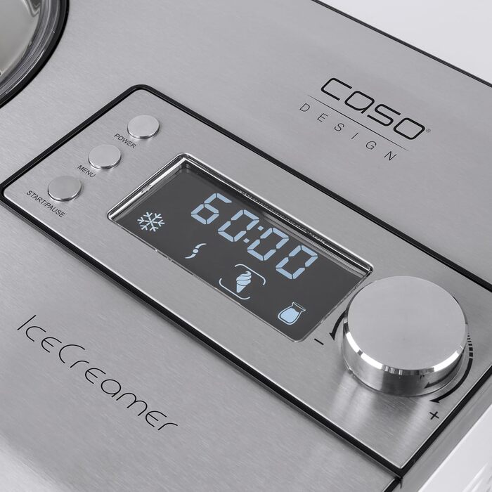 Машина для виробництва морозива та йогурту 2 в 1 з компресором 2 л Caso