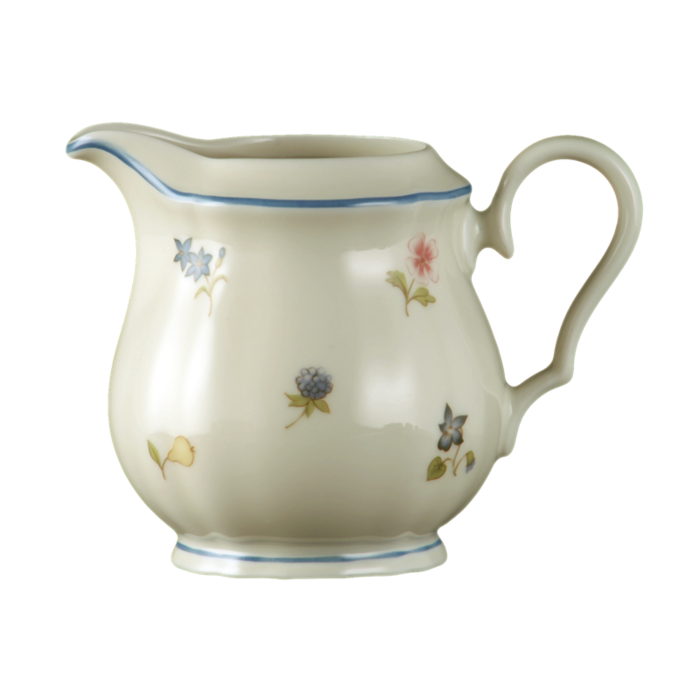 Молочник на 6 персон 0.18 л Streublume blauer Rand Marie-Luise Seltmann