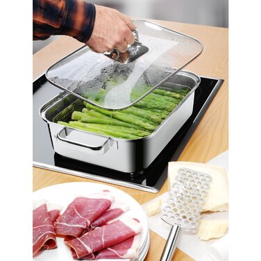 Жаровня 41 х 27 см з паровим кошиком, прямокутна Vitalis Aroma WMF