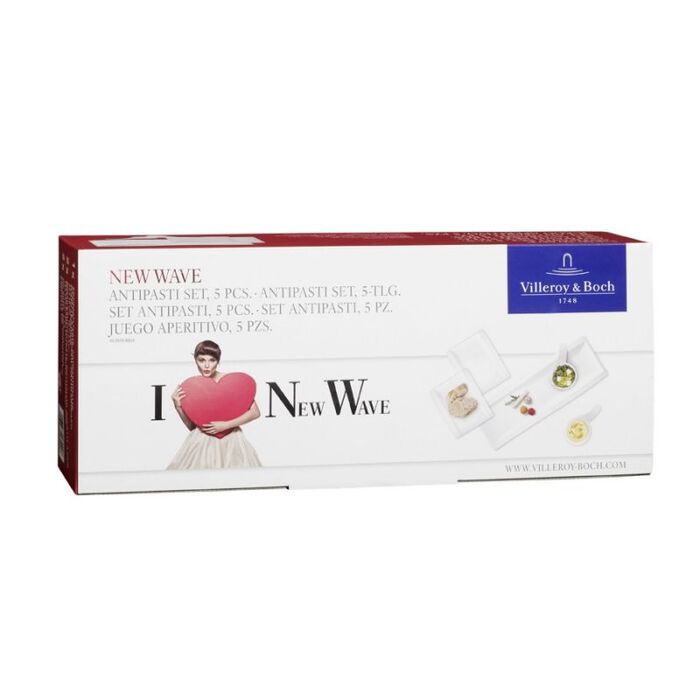 Набір столового посуду для закусок / антипасти, 5 предметів NewWave Villeroy & Boch