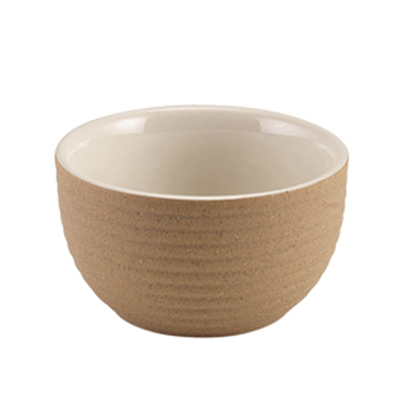Соусник 7.8*h 4.4 см, 90 мл, Kava White Stoneware Ribbed, GenWare
