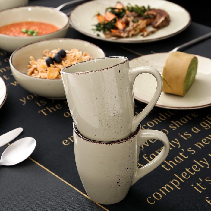 Комбінований набір посуду з кераміки із 48 предметів Navia vancasso