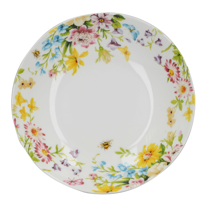 Тарелка для пасты CreativeTops ENGLISH GARDEN, фарфор, диам. 20 см