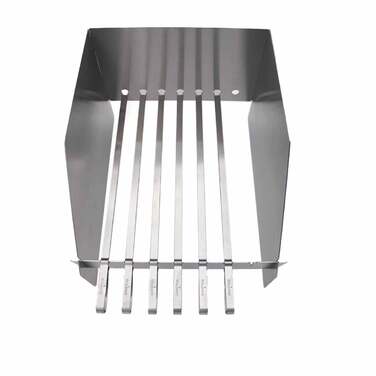 Набор из 6 шампуров 41 см для гриля с ветрозащитой Santos