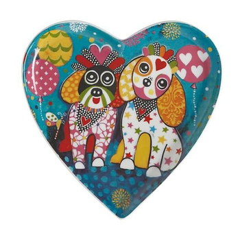 Тарілка десертна Maxwell Williams Oodles of Love LOVE HEARTS, фарфор, діам. 15,5 см