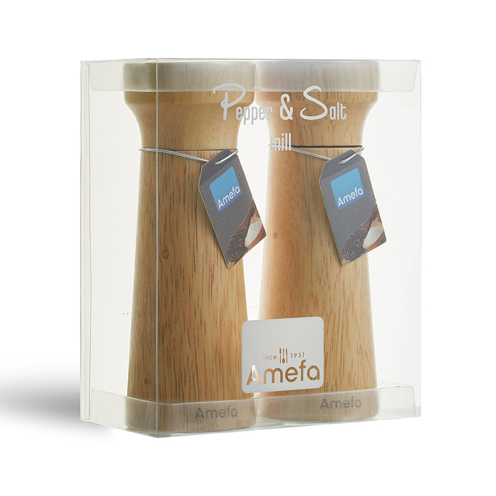 Набір для солі та перцю Amefa MODERN WOOD, 15 см, 2 пр.