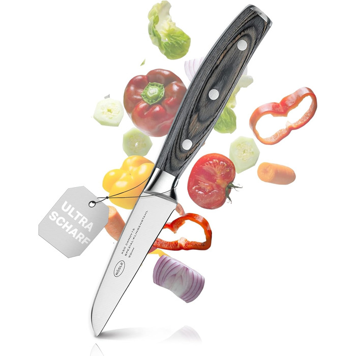 Нож для овощей 9 см Wolfgrey Rosle