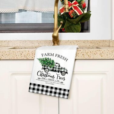 Набор из 2 рождественских кухонных полотенец 45 x 65 см, набор G Ohok