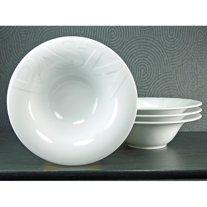 Набір тарілок для пасти 27 см, 4 предметів, білий Gourmet Creatable