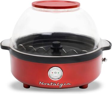 Аппарат для попкорна 5,5 л в ретро-стиле красный Nostalgia