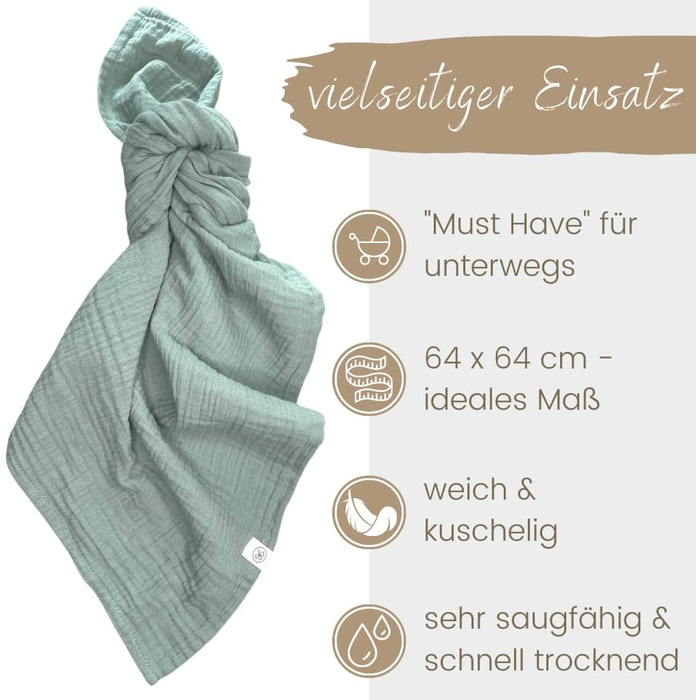 Набір з 4 рушників для дітей 64 x 64 см Dikos