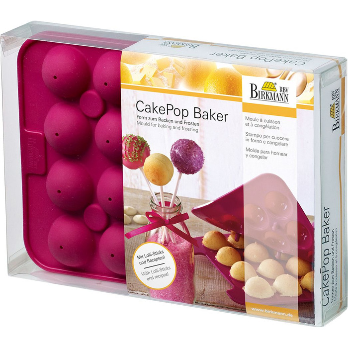 Форма для випічки, 18 x 25 x 4 см, рожева, RBV Birkmann