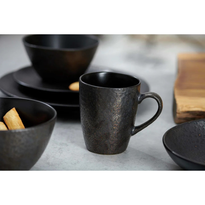 Сервіз для сніданку на 4 персони, 12 предметів, чорний KITWE Ritzenhoff & Breker