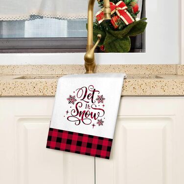 Набір з 4 різдвяних кухонних рушників 45 x 65 см, набір O Ohok