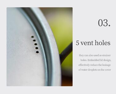 Кемпінгова каструля з кришкою та складною ручкою 5000 мл. iBasingo