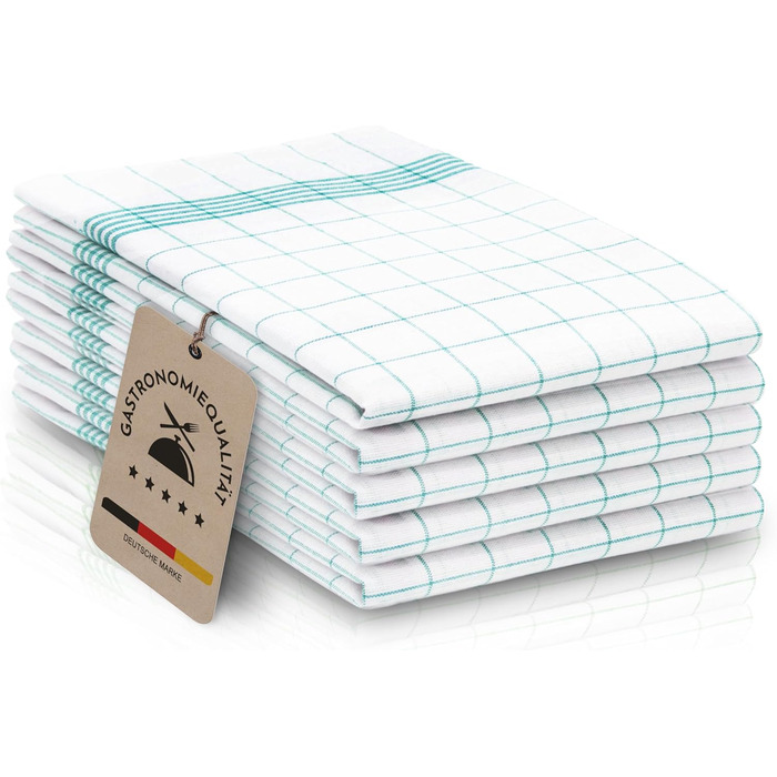 Набір кухонних рушників з 5 предметів 50 x 70 см, бірюзовий ZOLLNER