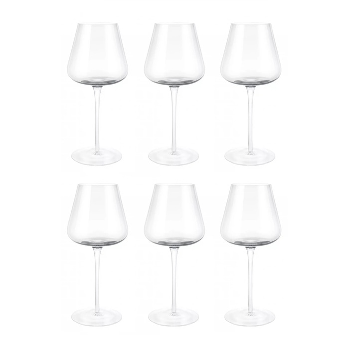 Набір келихів для білого вина 400 мл, 6 предметів, прозорі Belo Blomus