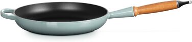 Сковорода чавунна 26 см з дерев'яною ручкою, Морська сіль Signature Le Creuset